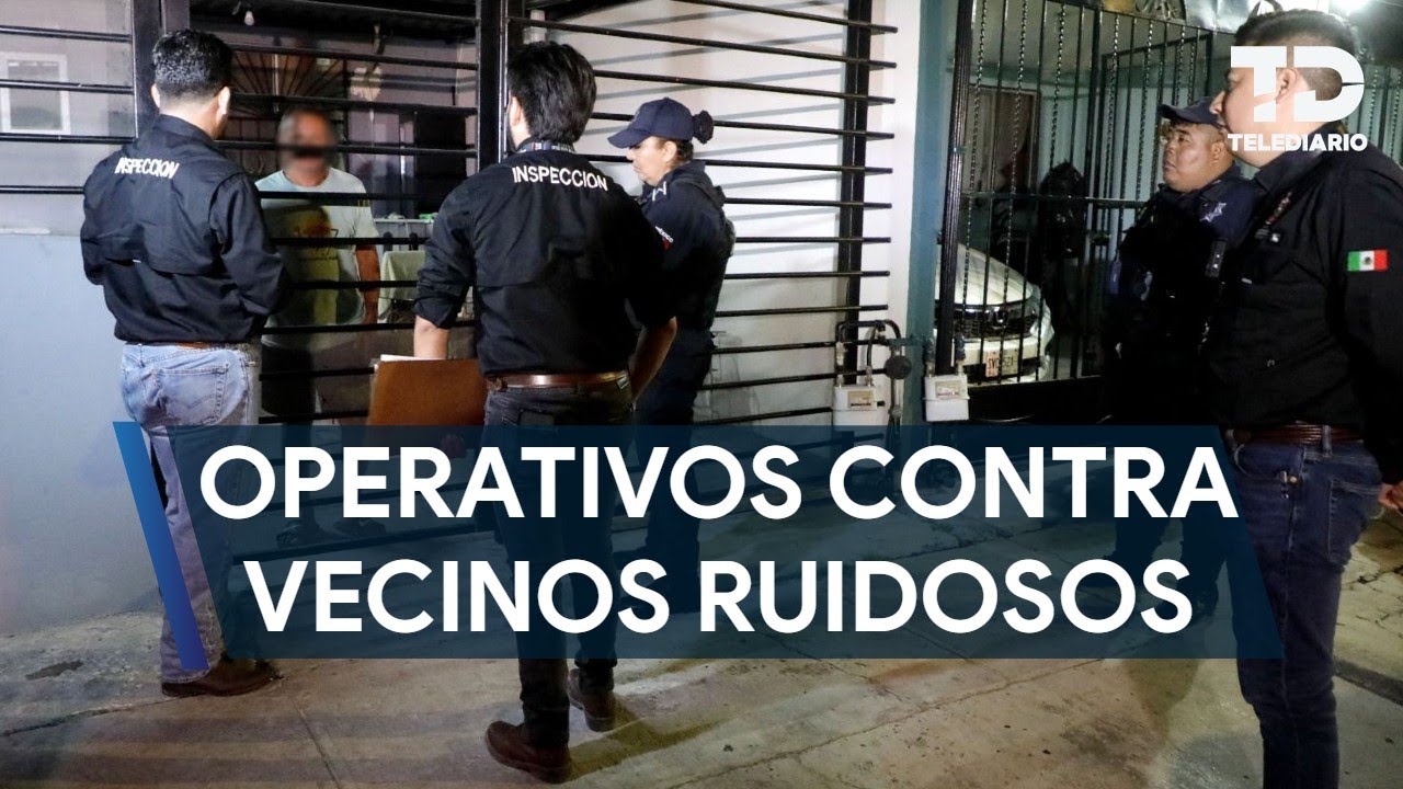 Realizan operativos contra vecinos ruidosos en Escobedo