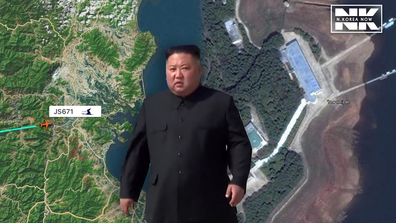 Kim Jong-un&rsquo;s private plane spotted flying to east coast