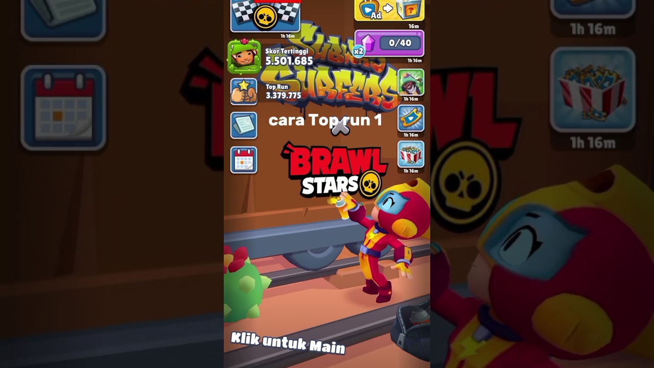 5cara untuk top run#subaw surf