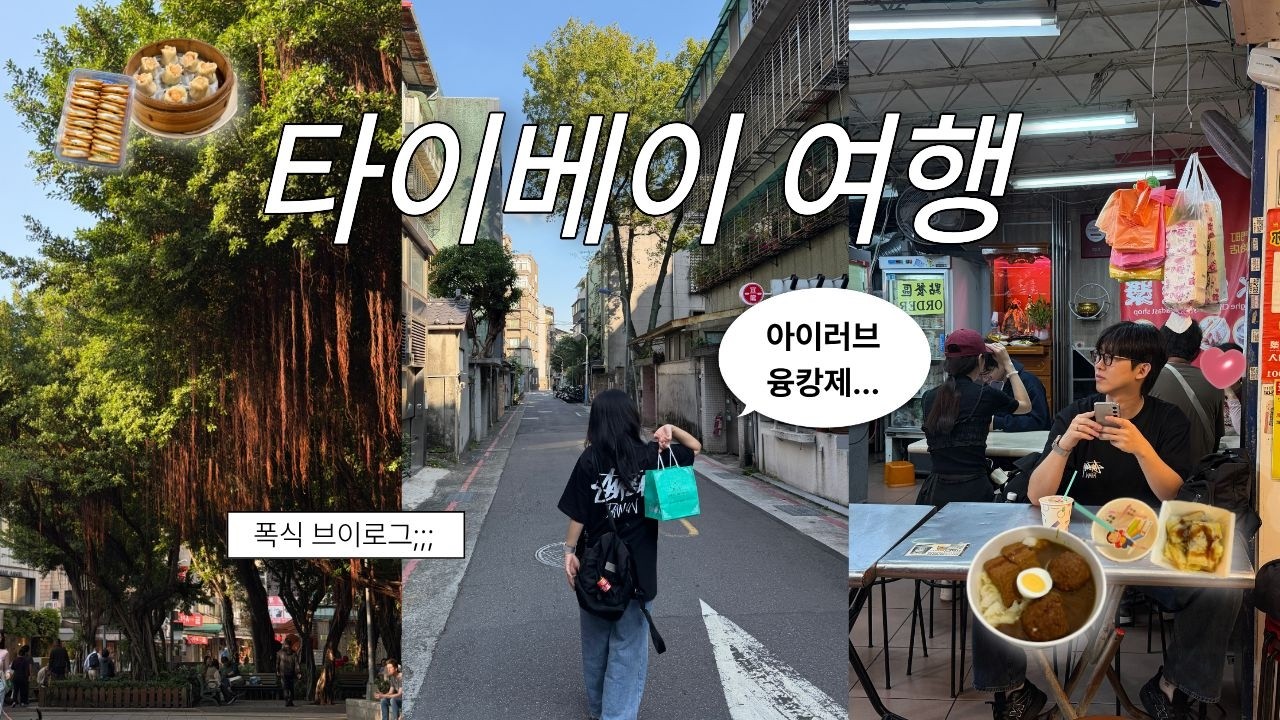 대만 타이베이 여행 브이로그ㅣ융캉제 맛집, 소품샵 추천 🛒, 예스지 투어ㅣ융캉제 왜 이제 갔죠....? 🇹🇼