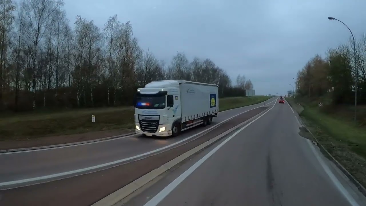 France. Autoroute A5. Autoroute A31. Autoroute A6. Troyes- Dijon- Lyon. 15.11.2024. truck driver.