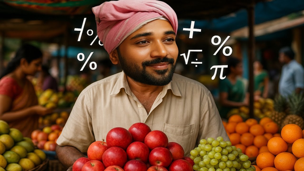 When fruit seller is a math lover😀