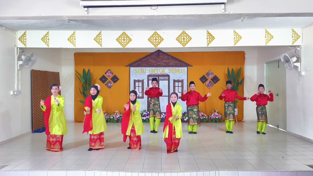 NAIB JOHAN PERTANDINGAN TARIAN RAMPAIAN TRADISONAL (INANG DAN JOGET) PERINGKAT DAERAH MANJUNG 2023