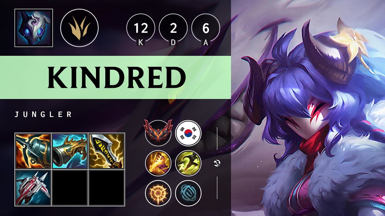 Kindred Jungle vs Vi - KR Grandmaster Patch 25.11