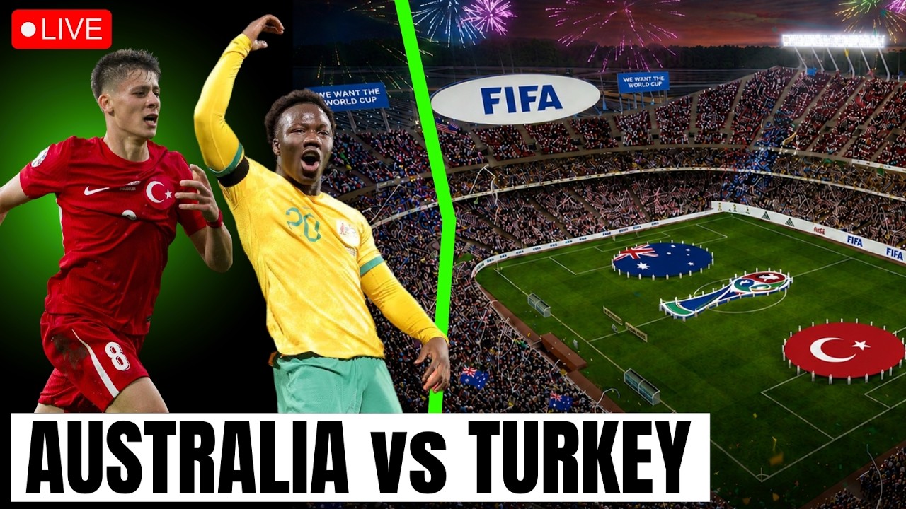 ⚽🔥 АВСТРАЛИЯ &mdash; ТУРЦИЯ 🇦🇺🇹🇷 ЧЕМПИОНАТ МИРА ФИФА 2026 ПРЯМАЯ ТРАНСЛЯЦИЯ