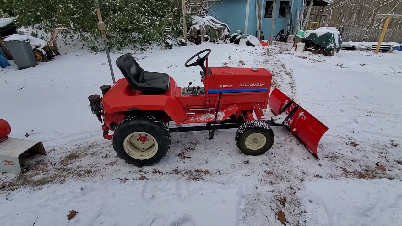 1978 Gravely 8163-T tractor walk around.