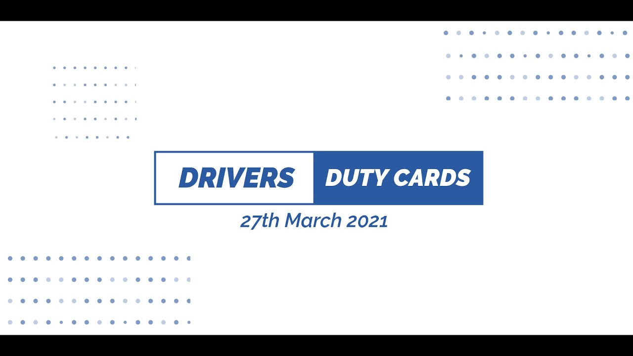 London Bus Driver Duty Card 2021 #BusDriver #LondonBusDriver