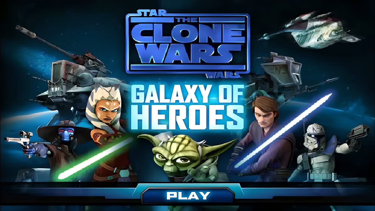 Star Wars: The Clone Wars - Galaxy of Heroes - 100% Full Game Walkthrough [Flash Games Star Wars]