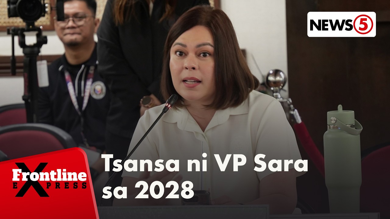 Sino ang susuportahan mo sa 2028 Presidential elections | Frontline Express