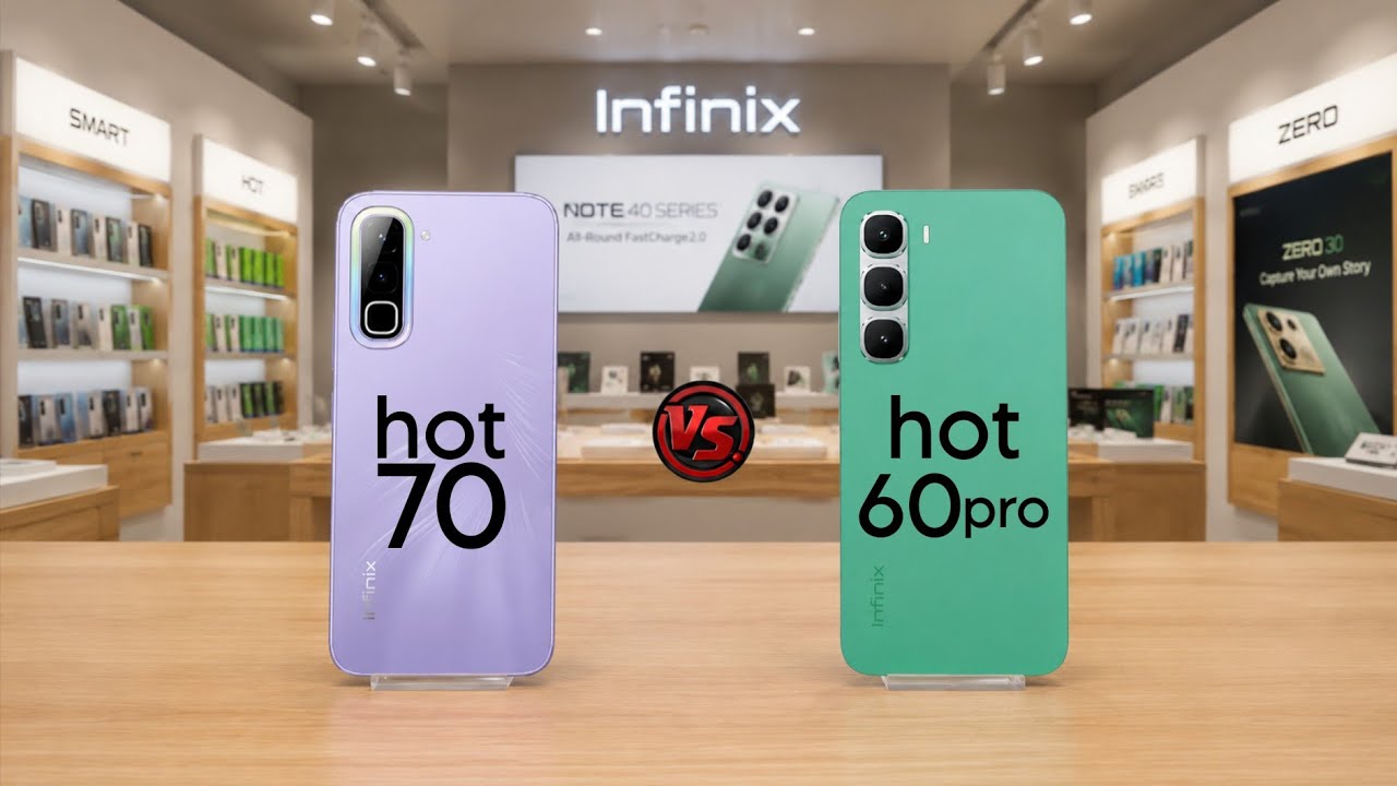 INFINIX HOT 70 vs INFINIX HOT 60 PRO