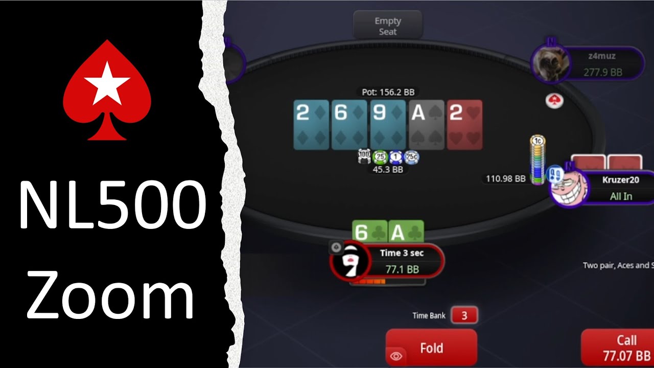 #13 NL500 Zoom Pokerstars Live Play&Explain + Hand Analysis