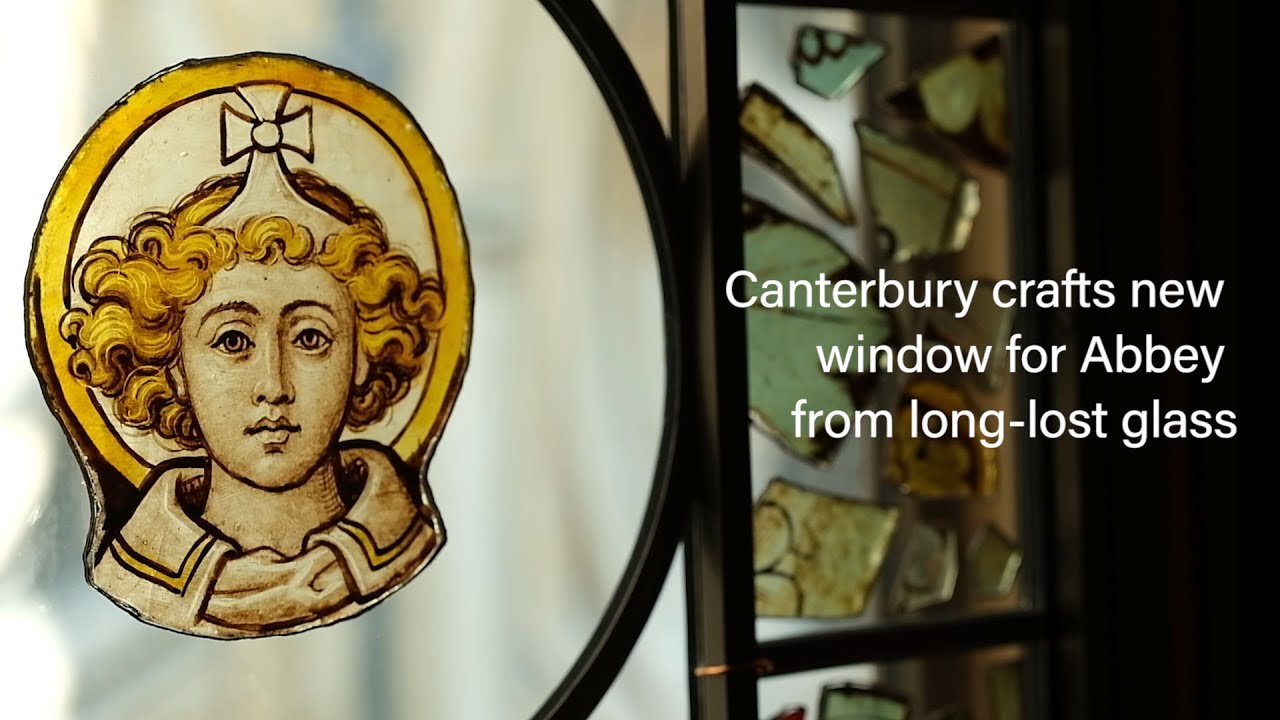 Canterbury crafts new  window for Abbey  from long-lost glass