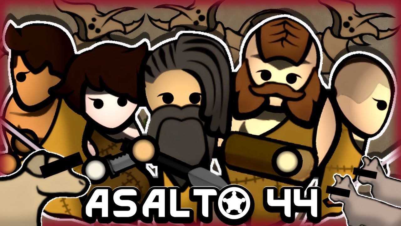 RANDY RANDON NO PERDONA NADA | RIMWORLD 500% AMENAZA | PERDER ES DIVERTIDO | ASALTO 44