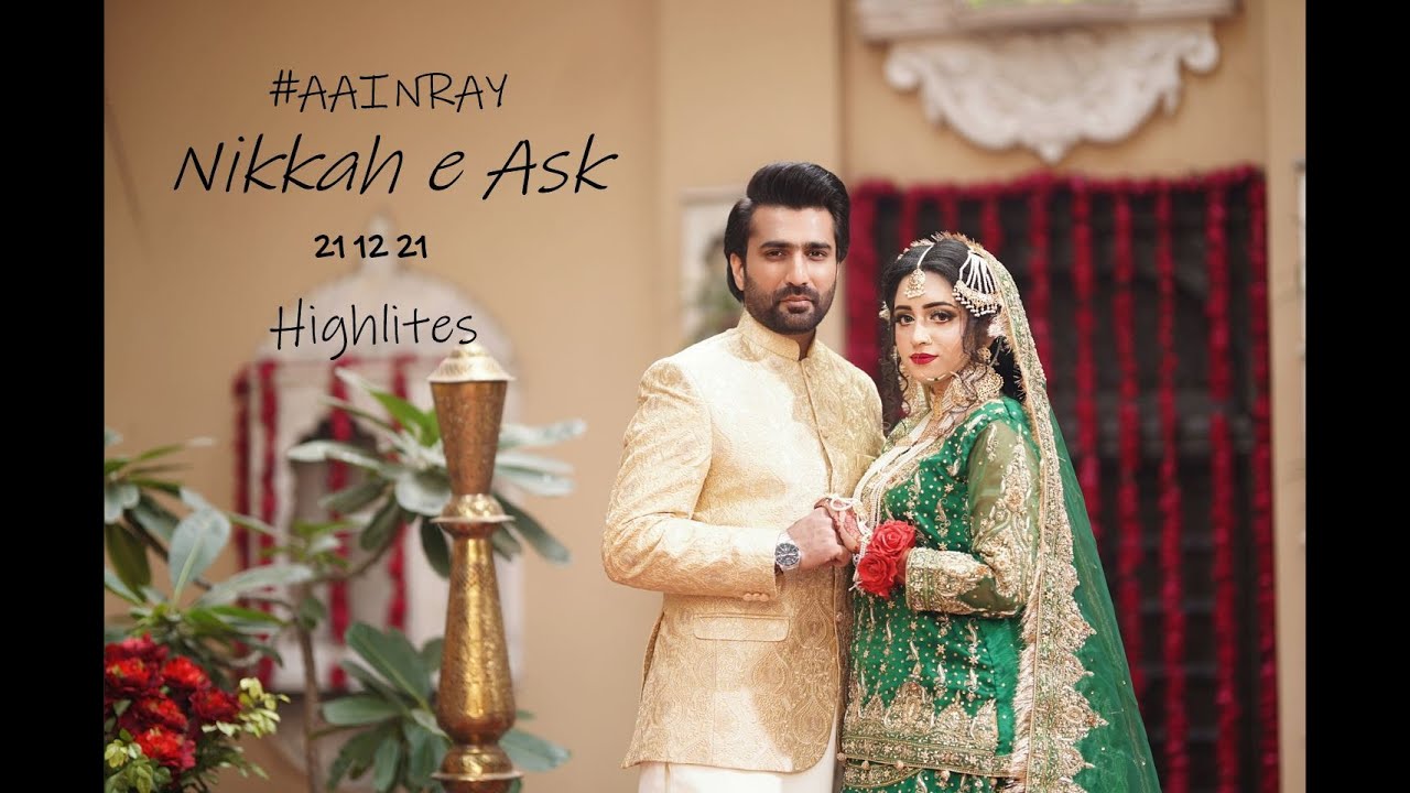 Rida Usman Nikkah Dil Jaaniye Highlites Haveli Barood Khana Pakistani Wedding Lahore Couple Song