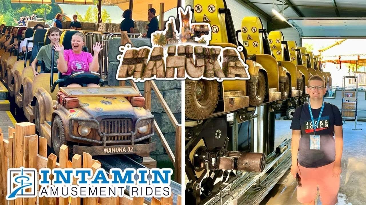 Mahuka FIRST RIDE, Review & Intamin Backstage Tour - Walibi Rhône-Alpes