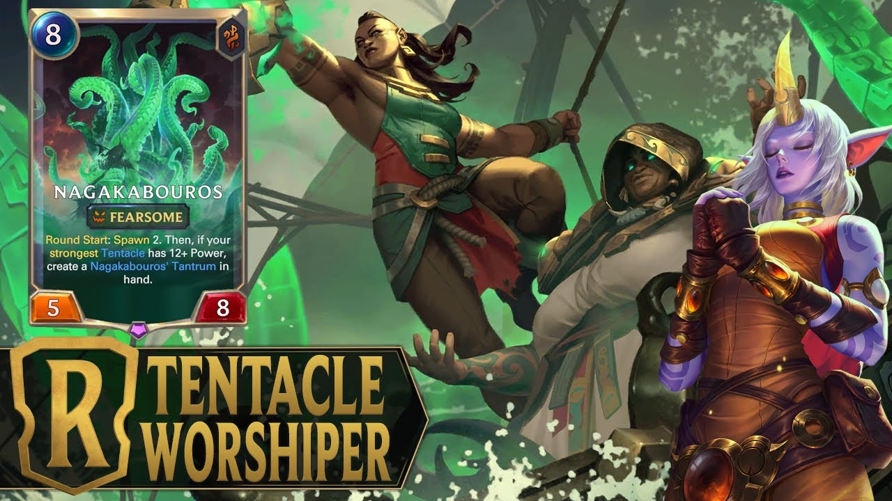 Tentacle Worshiper - Illaoi & Soraka Spawn Deck - Legends of Runeterra Worldwalker Early Access