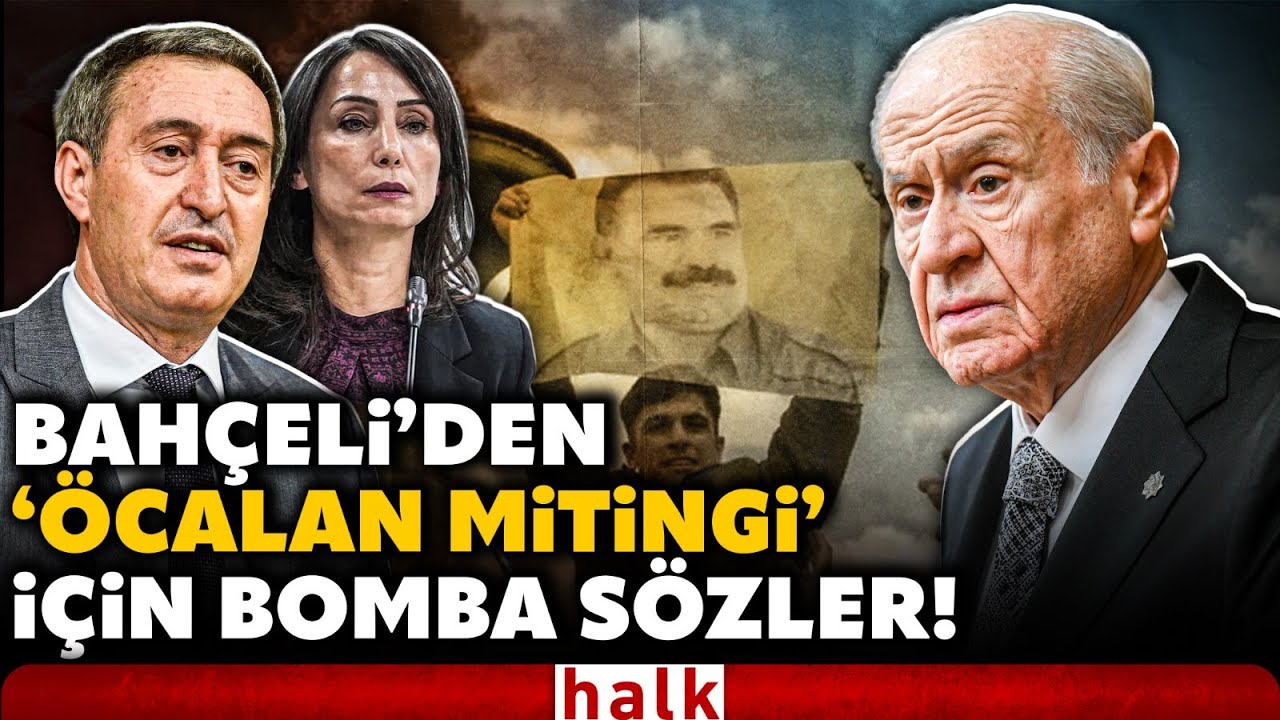 G&Uuml;NDEMİ SARSACAK İFADELER... Bah&ccedil;eli, DEM Parti'nin '&Ouml;calan'a &ouml;zg&uuml;rl&uuml;k' miting i&ccedil;in konuştu!