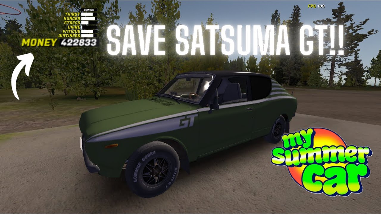 save game satsuma gt verde!!! my summer car 2025