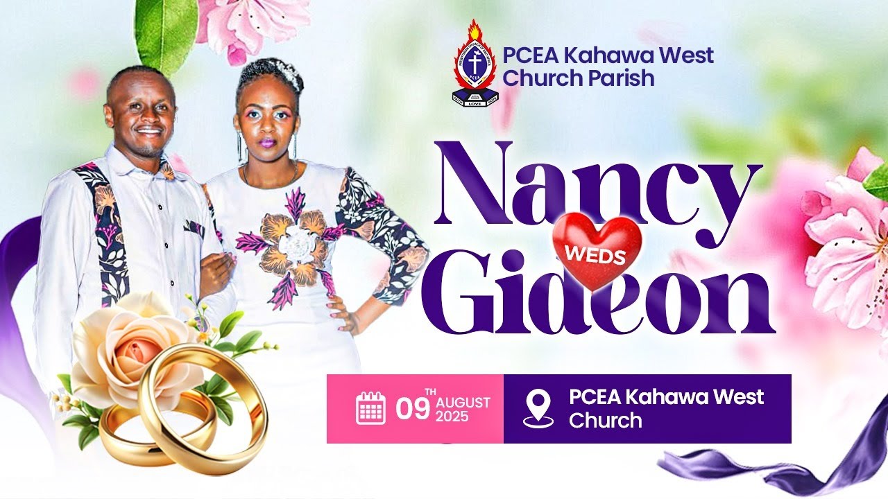 Gideon and Nancy's Wedding | 9TH August 2025 |  #marriage  #livestream #wedding