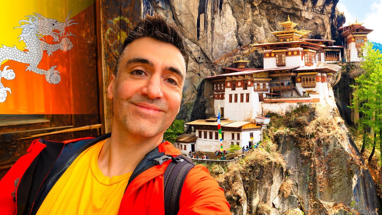 Landing At Bhutan's Scary Airport & Hiking Tiger's Nest!