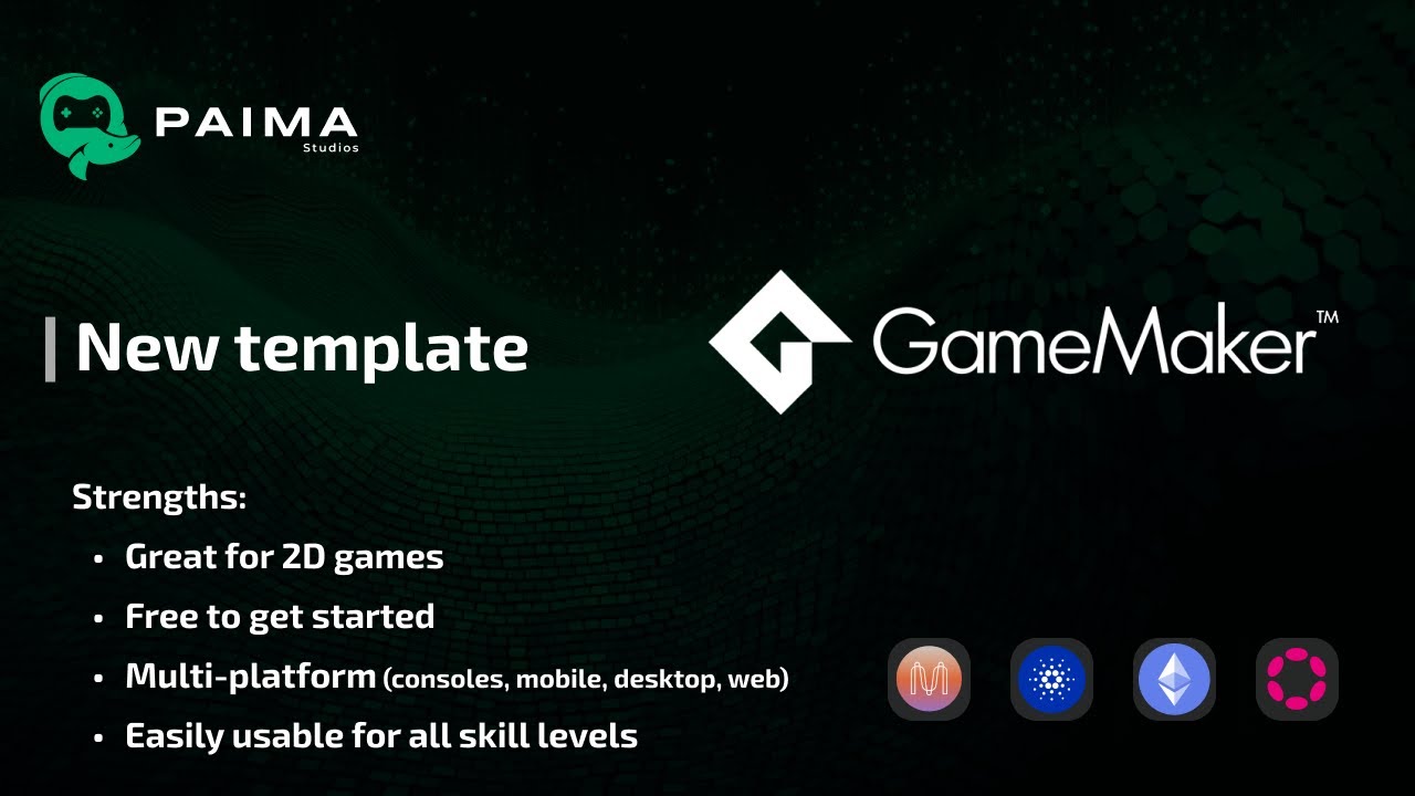 Onchain games with Game Maker using Paima Engine