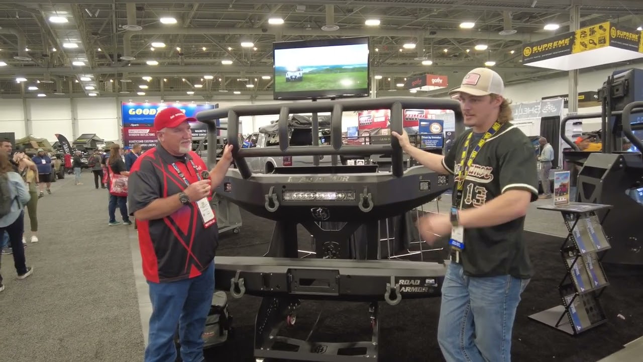 Road Armor Stealth Bumpers at the SEMA Show with Chris from C&H Auto Accessories #754-205-4575