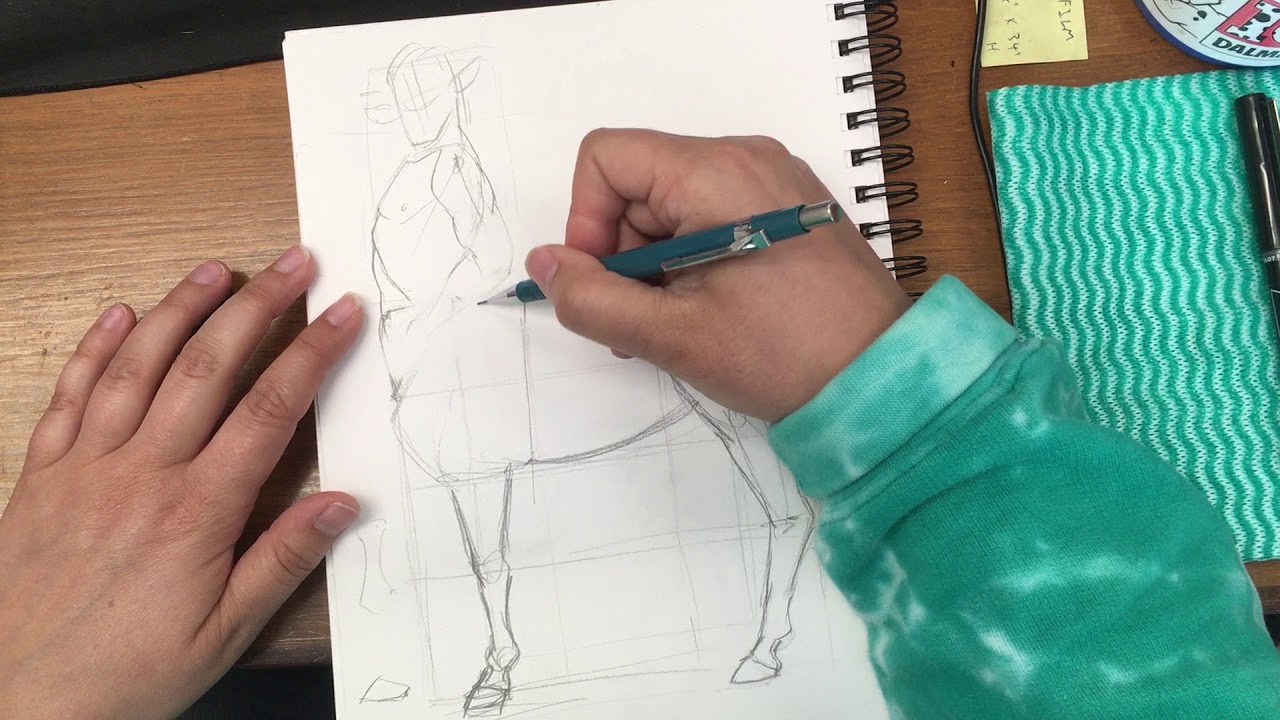 How to draw D&D: Centaurs