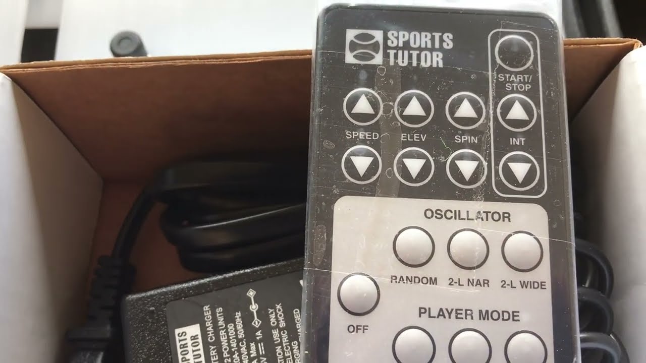Tennis Tutor Plus Player Unboxing