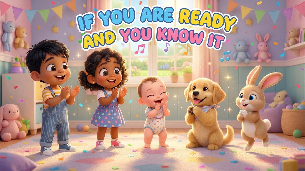 🎶 If You’re Ready and You Know It | Fun Action Song for Kids | Tune Town 👏