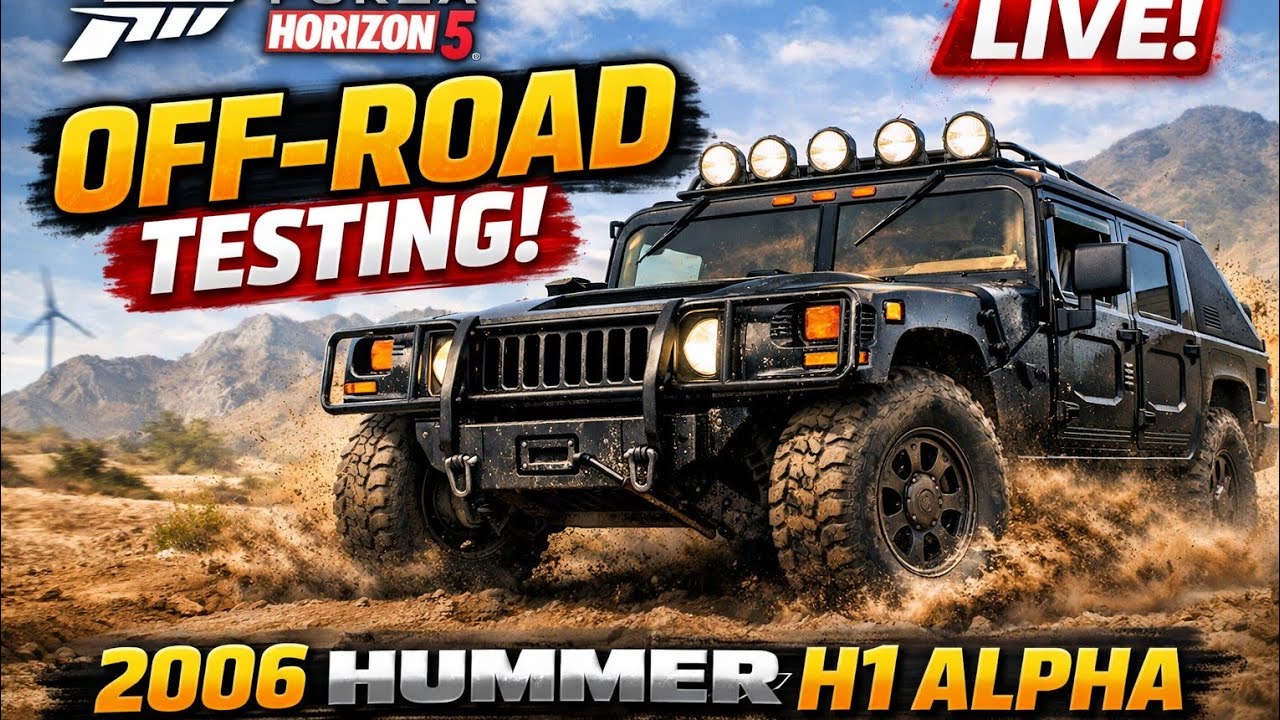 🔴 OFF-ROADING WITH HUMMER H1 ALPHA| Forzahorizon 5