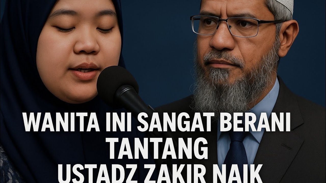 Wanita Ini  Berani Tantang Dr Zakir Naik