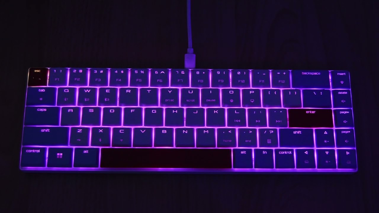 CHERRY MX LP 2 1 Compact Wireless LED Lighting Exemplification