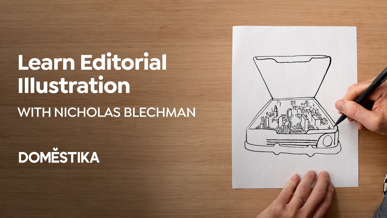 EDITORIAL ILLUSTRATION: Turn ideas into images - A Course by Nicholas Blechman | Domestika English