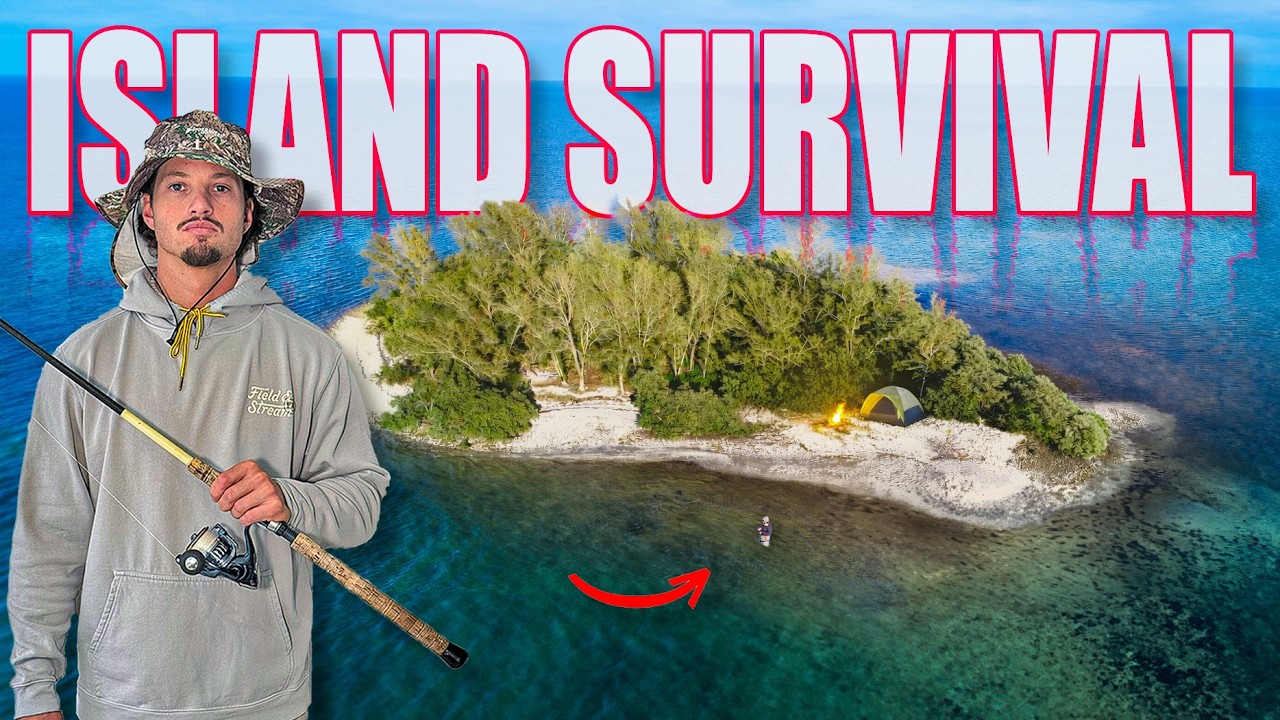48Hrs Stranded on Florida's Remote Islands... (Primitive Camping & Fishing)