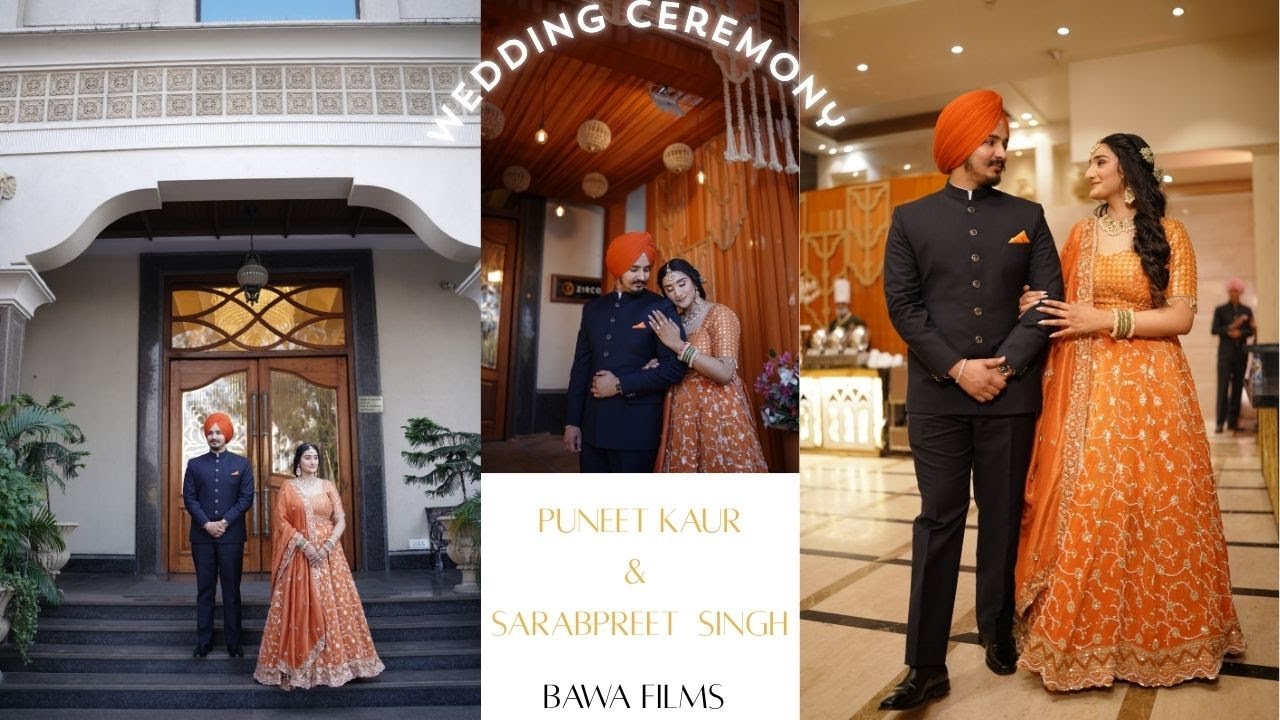 PUNEET KAUR & SARABPREET  SINGH || WEDDING CEREMONY || BY BAWA FILMS || M: +91 98786 29601