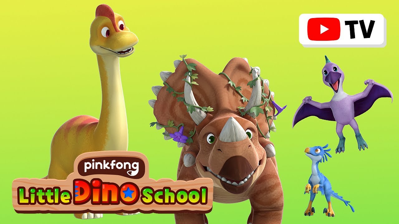 [TV for Kids] We Are Dino Friends! 💖 | Dino School | Dinosaur Cartoon | Pinkfong Dinosaurs for Kids