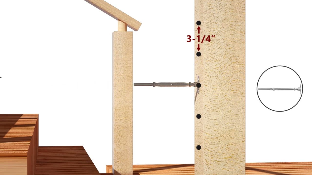 How to Install the BLIKA Adjustable Angle Cable Railing Kit 🔧
