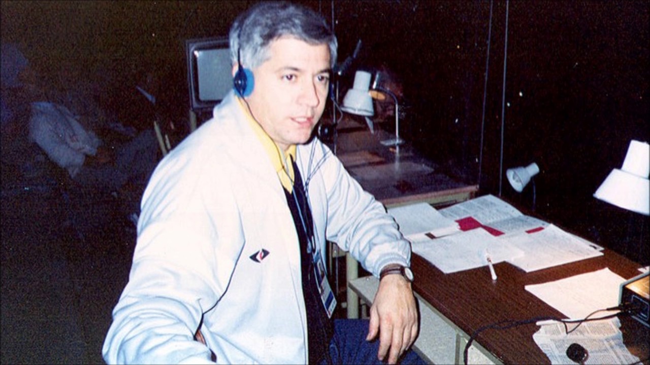 Jota Júnior narrador da Rádio Bandeirantes (08/04/1981)