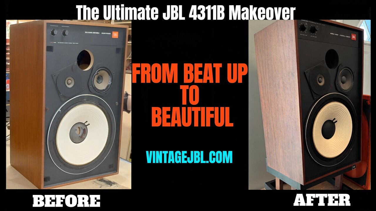 Vintagejbl Speaker Masterclass: Overhauling the Legendary JBL Studio Monitor 