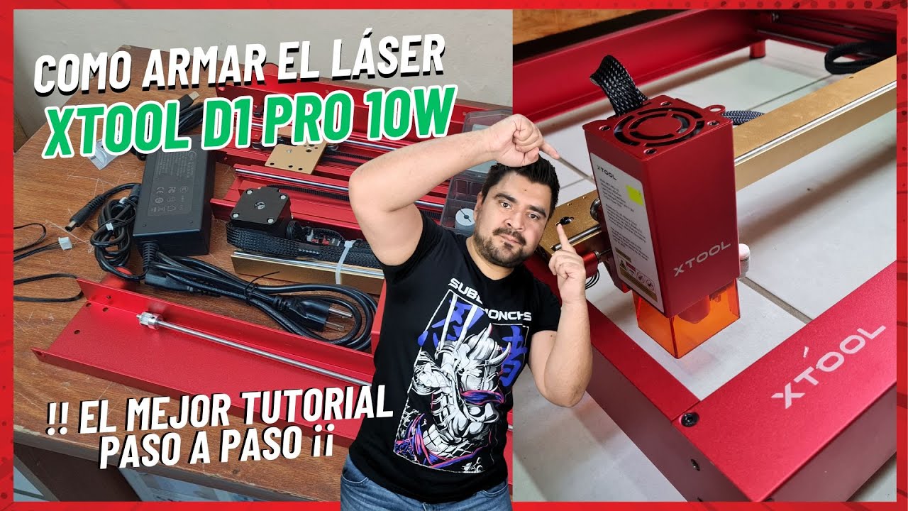 Cómo Armar o Ensamblar el LASER XTOOL D1 PRO 10 Watts de DIODO 🔥 EL Mejor Tutorial Paso a Paso