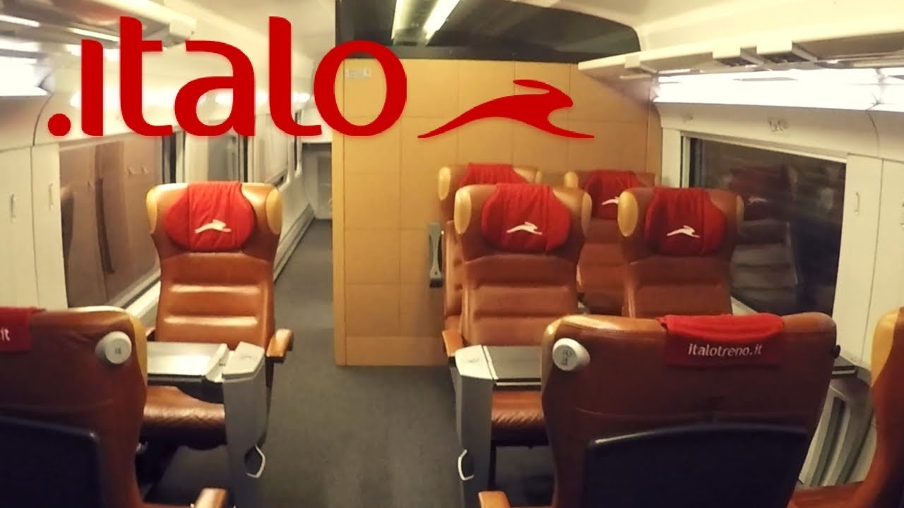 On board the Italian High Speed Train Italo
