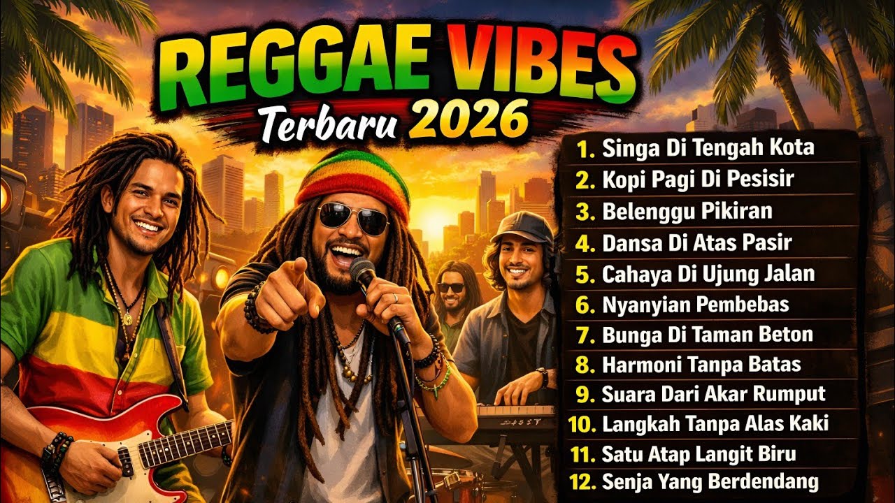 REGGAE VIBES 2026🔥Top Hits Paling Viral & Asyik Buat Goyang Santai🌴Penghilang Stres & Beban Pikiran