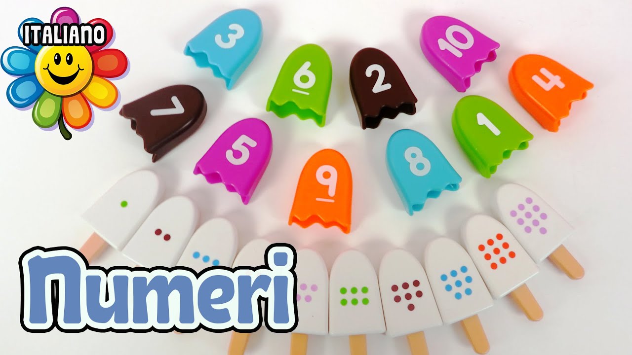 Giochi Educativi | Impara i Numeri, i Colori e gli Animali con i Giocattoli Gelato