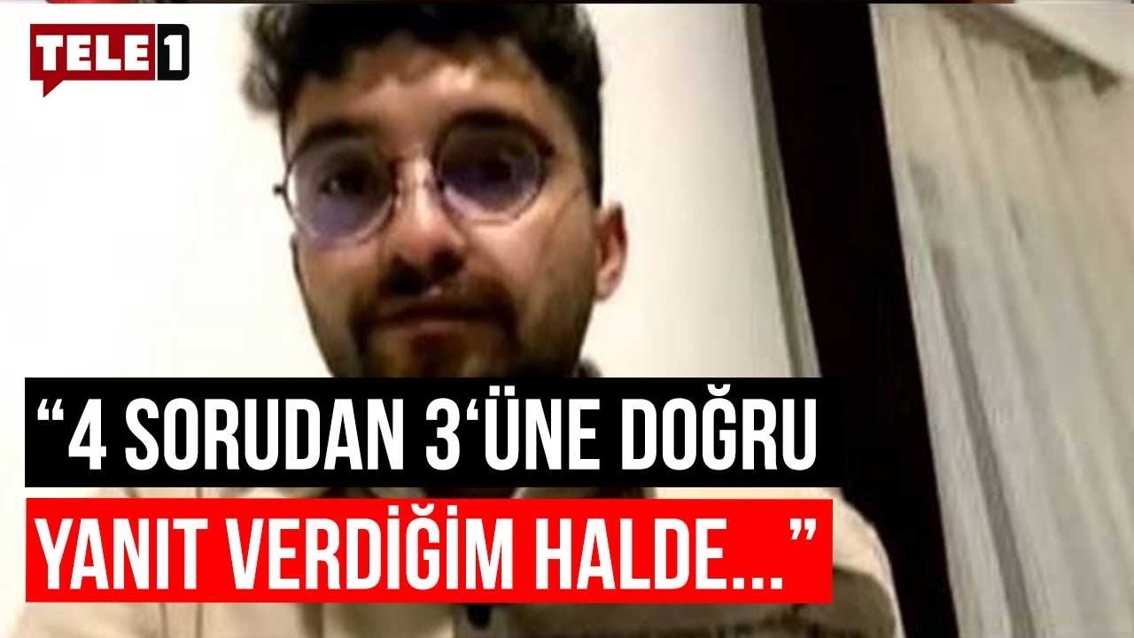 KPSS mağduru Ahmet Yılmaz yaşadıklarını TELE1'e anlattı: Ben hakkım olanın peşindeyim