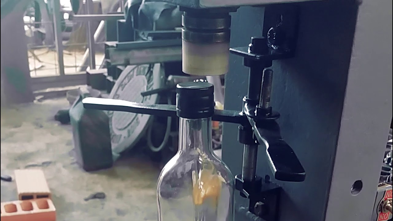 Selladora de tapas para botellas