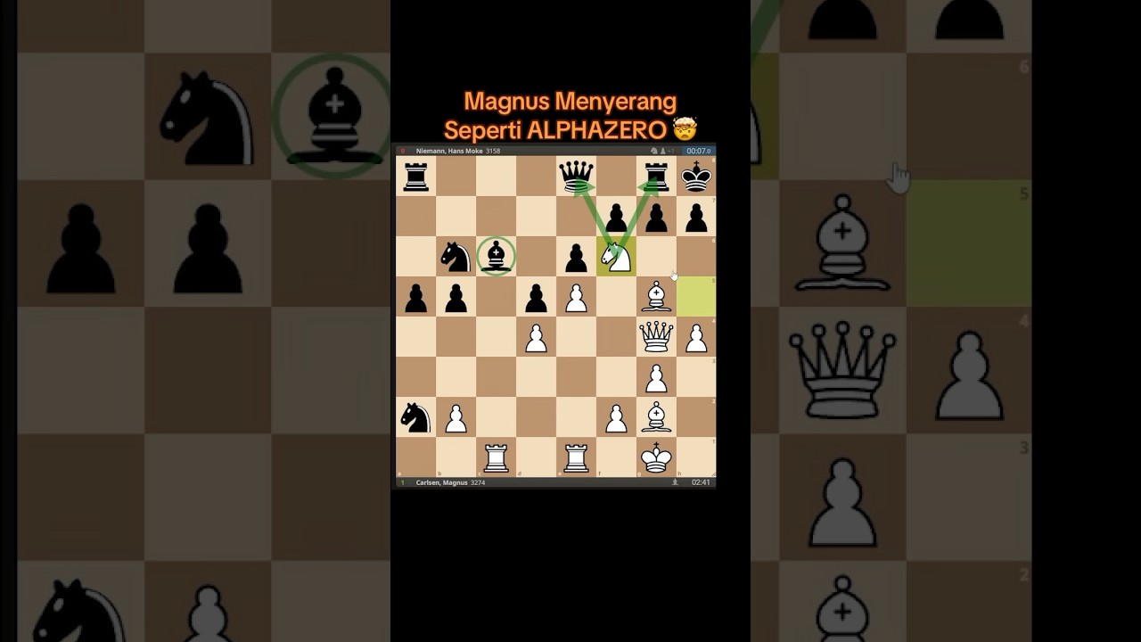 MAGNUS BERMAIN SEPERTI ENGINE!! 