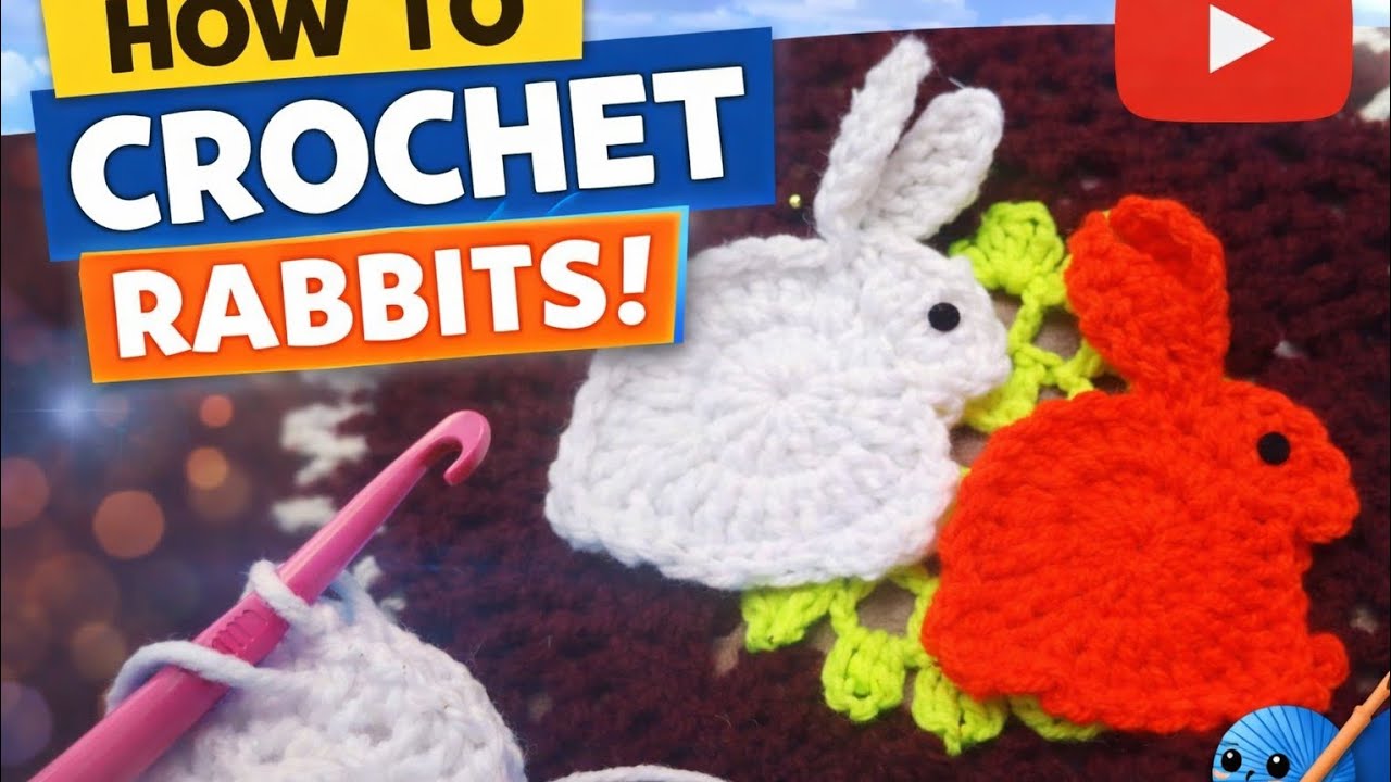 How to Crochet a Rabbit 🧶 Easy Crochet Bunny Tutorial for Beginners | Step-by-Step