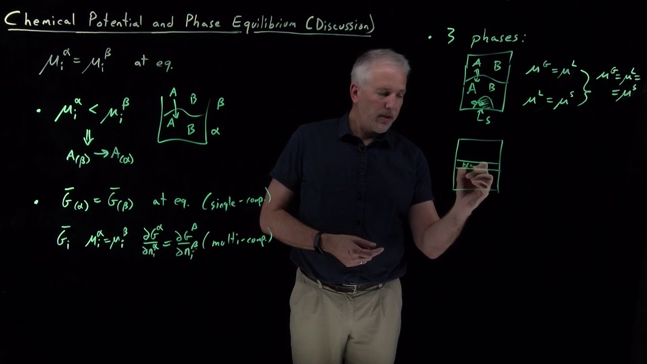 Chemical Potential and Phase Equilibrium (Discussion)