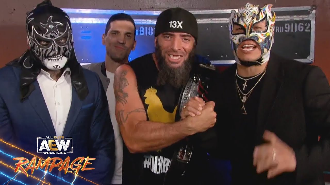 Mark Briscoe & The Lucha Bros With Some Words for Mark Sterling & His Men | AEW Rampage, 3/3/23