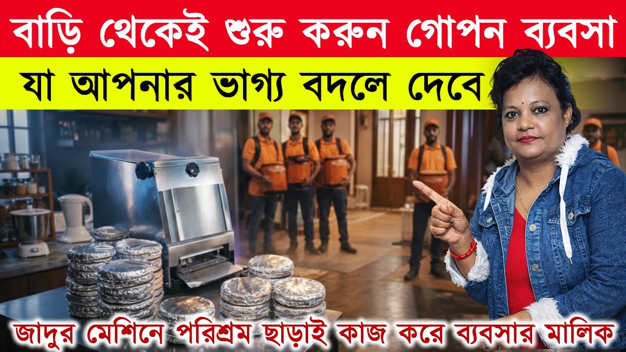 বাড়ি থেকেই শুরু করুন গোপন ব্যবসা! New Small Business Ideas | How to Start a Roti Making Business